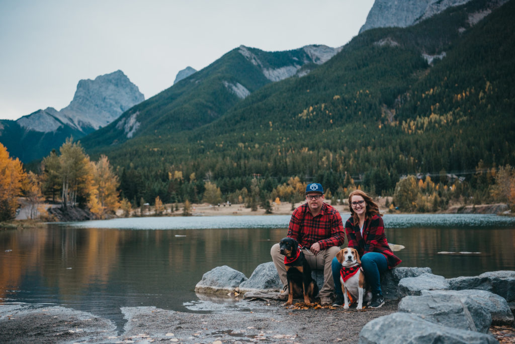 canmore engagement session