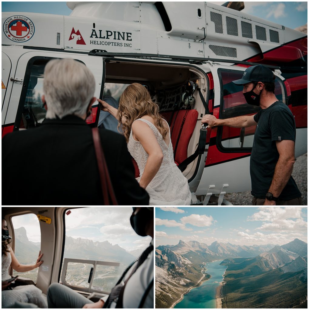 Alpine helicopter elopement