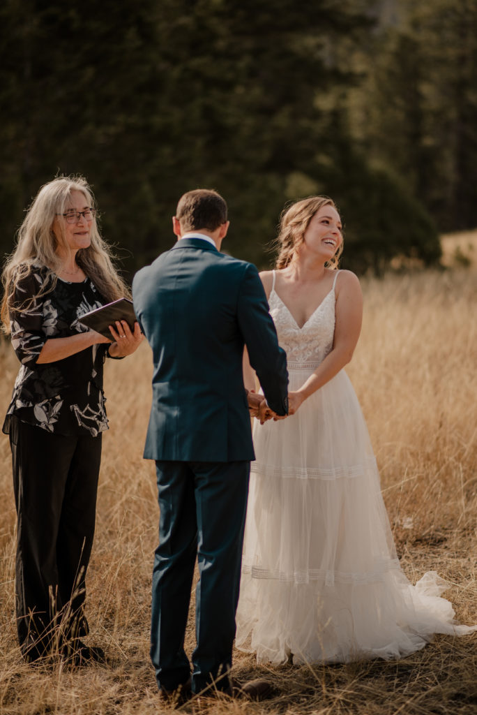 elopement ceremony in Cranbrook BC