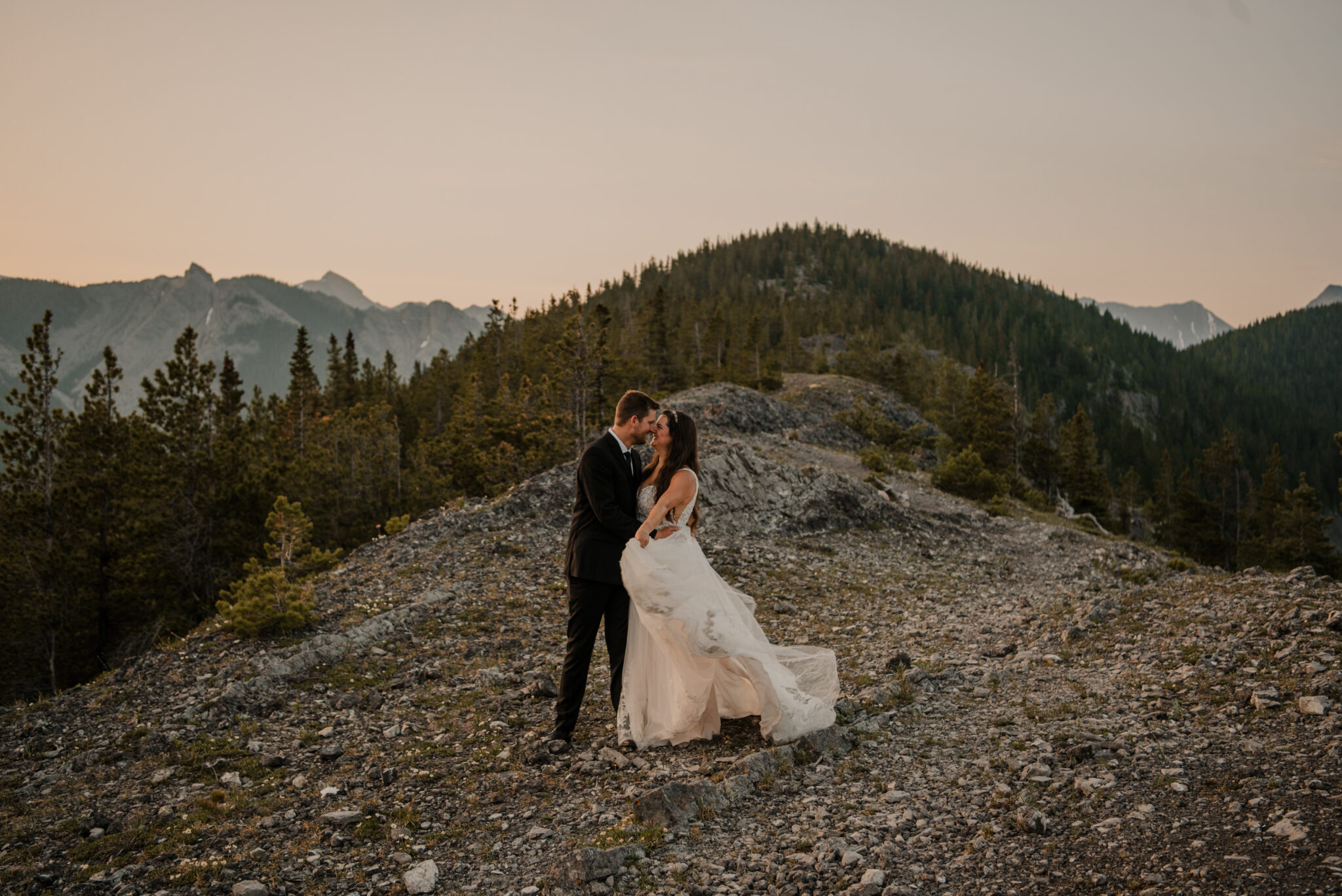 Kananaskis Sunrise Elopement Photos