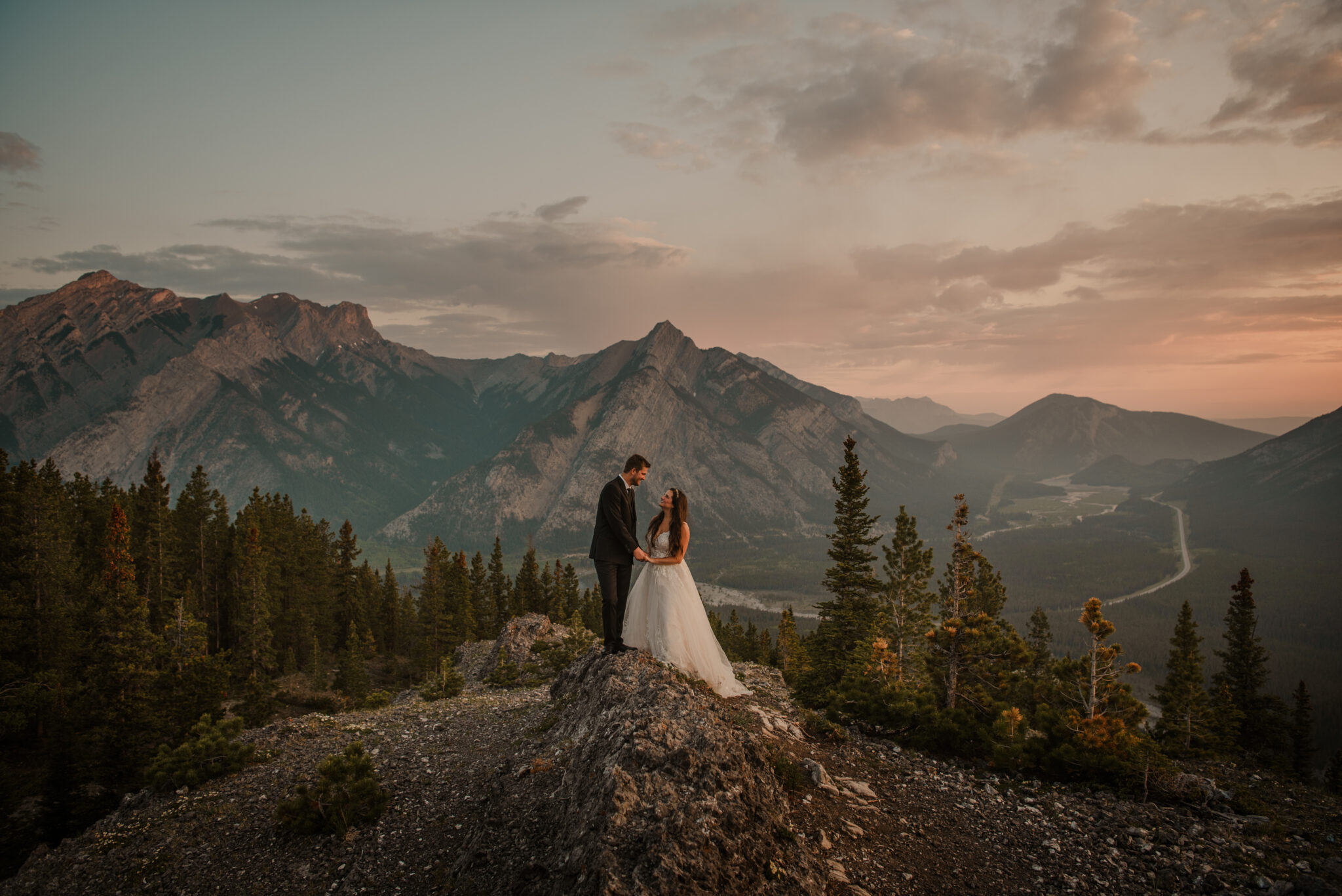 Kananaskis Sunrise Elopement Photos