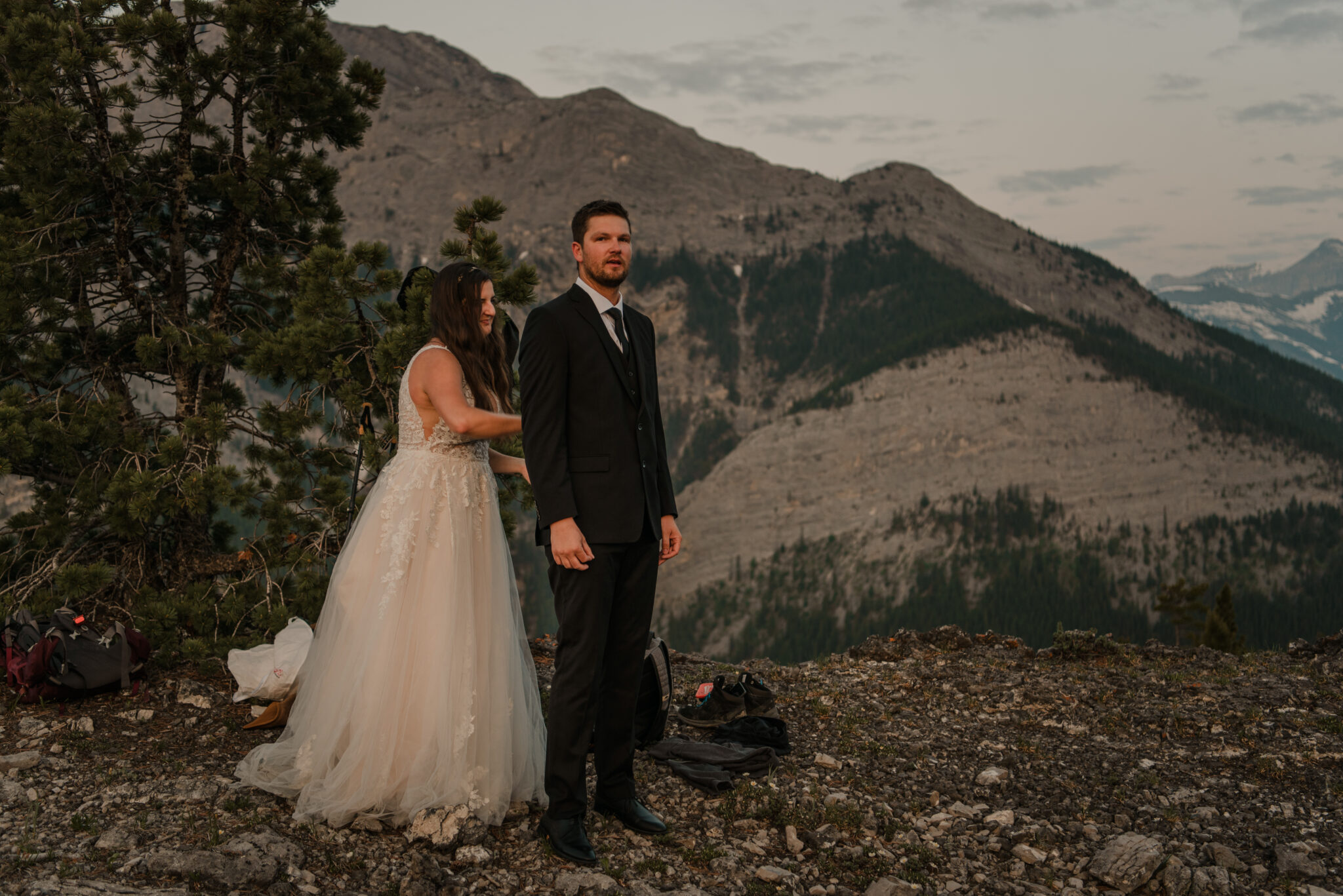 Kananaskis Sunrise Elopement Photos