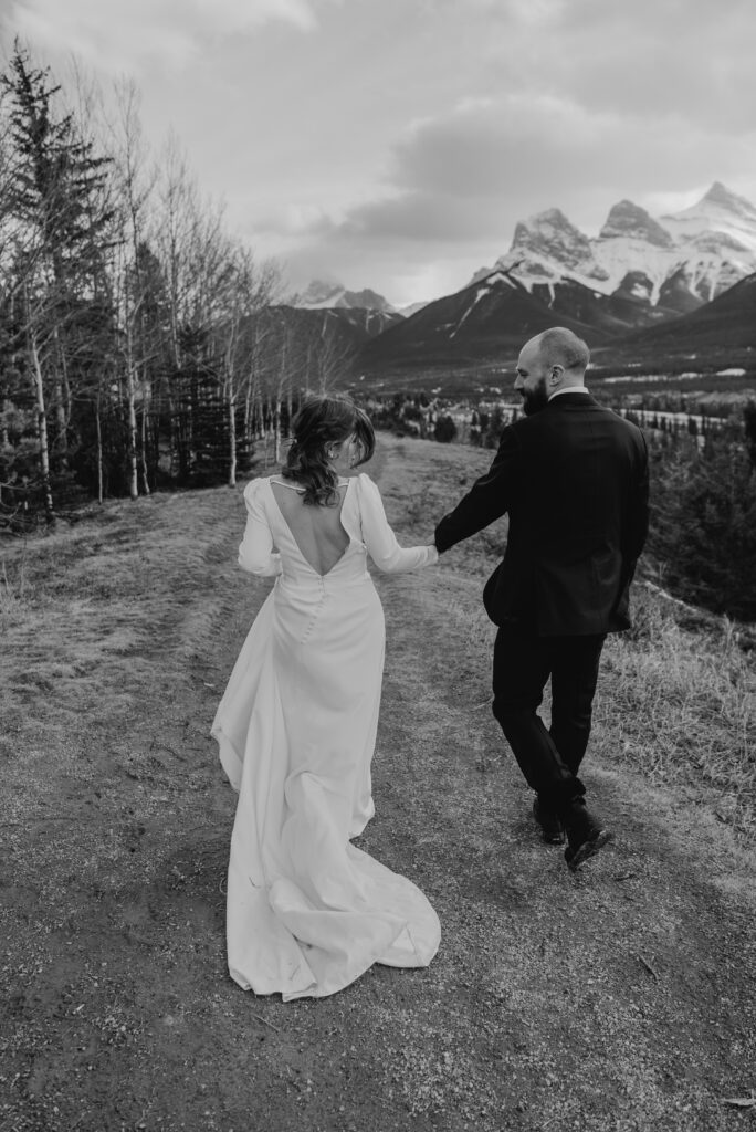 three sisters elopement canmore