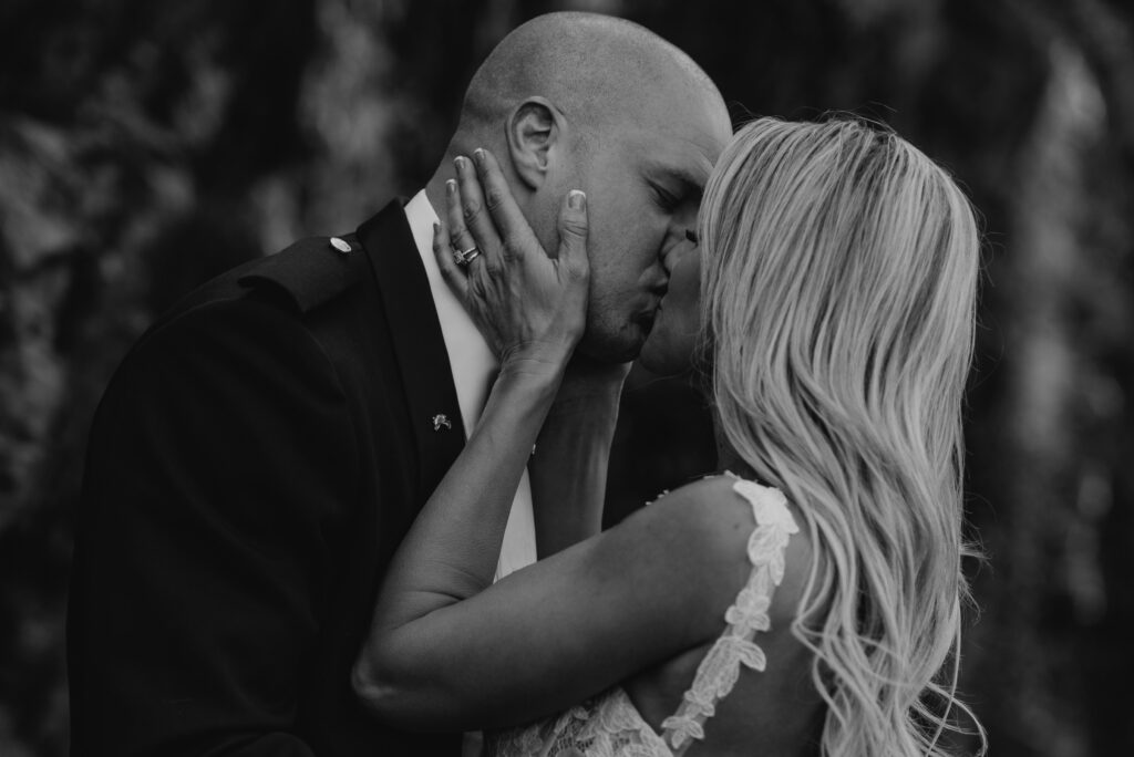 waterfall elopement photos alberta