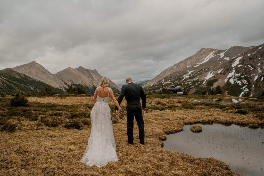 early summer helicopter elopement