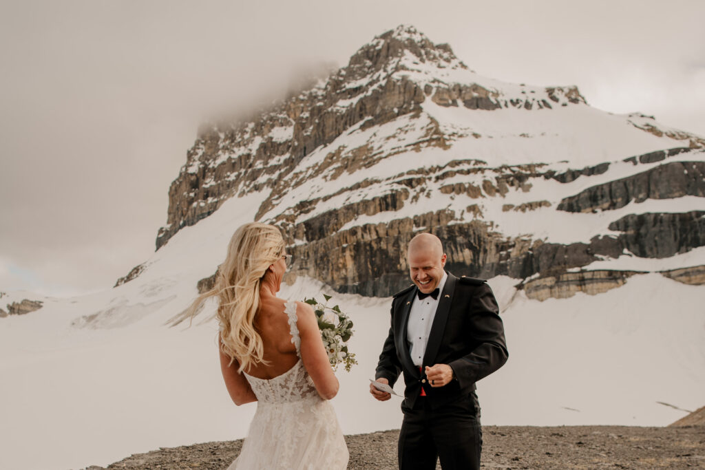 helicopter elopement in Nordegg