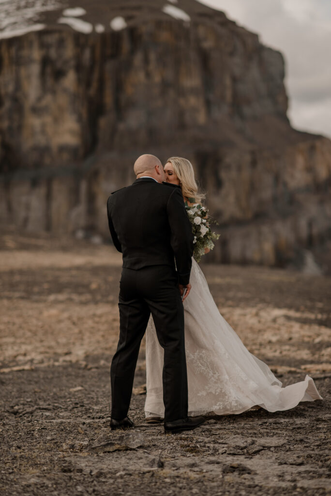 helicopter vow renewal alberta elopement photographer