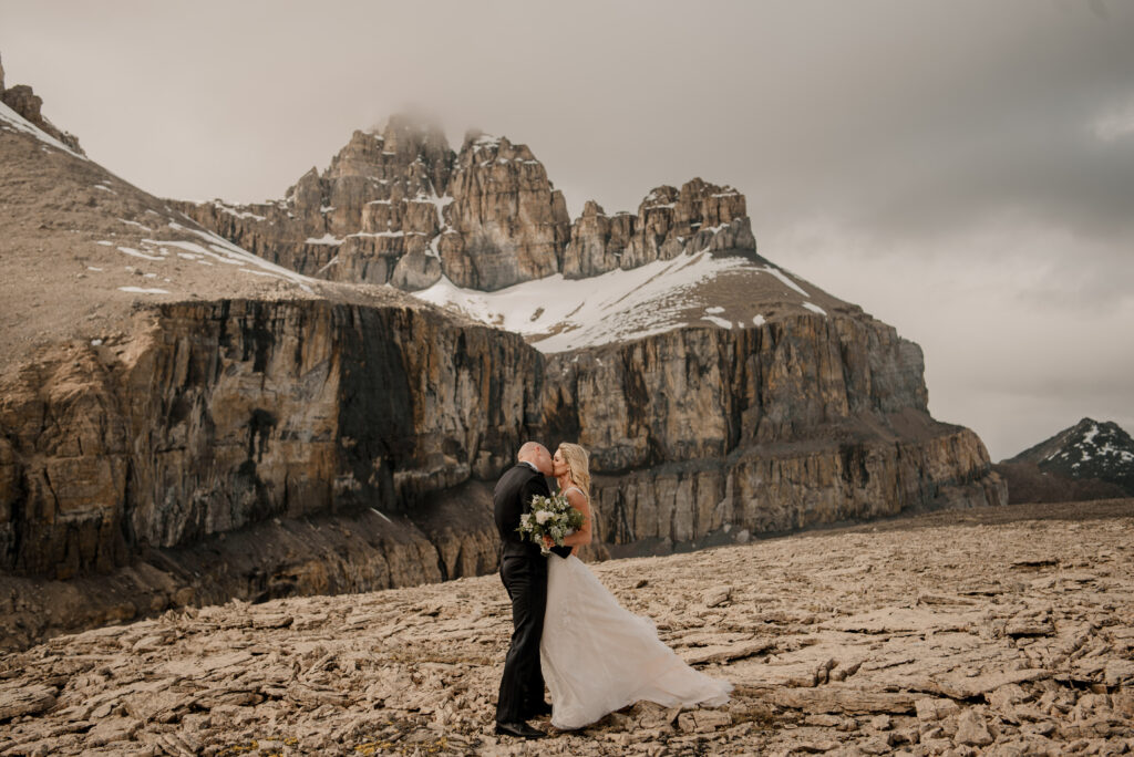 helicopter vow renewal alberta elopement photographer