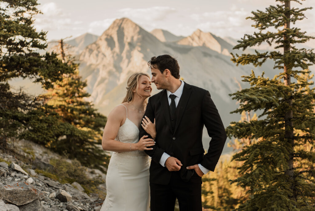 sunrise hiking elopement photographer kananaskis alberta