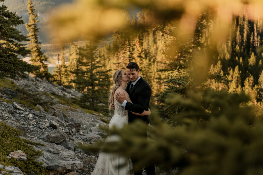 sunrise hiking elopement photographer kananaskis alberta