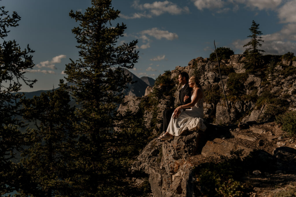 sunrise hiking elopement photographer kananaskis alberta