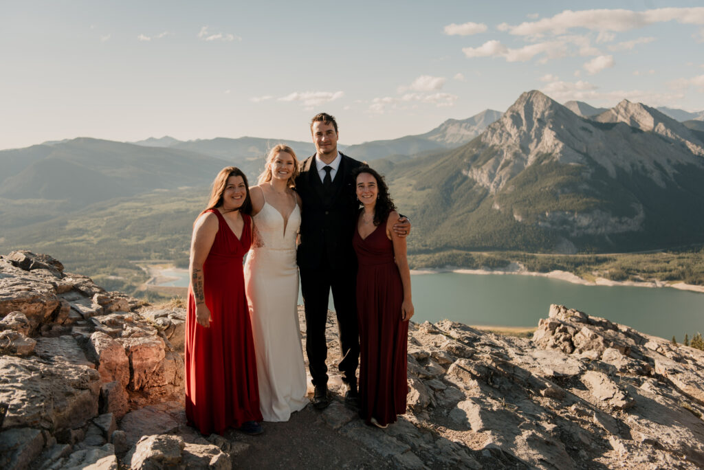 sunrise hiking elopement photographer kananaskis alberta