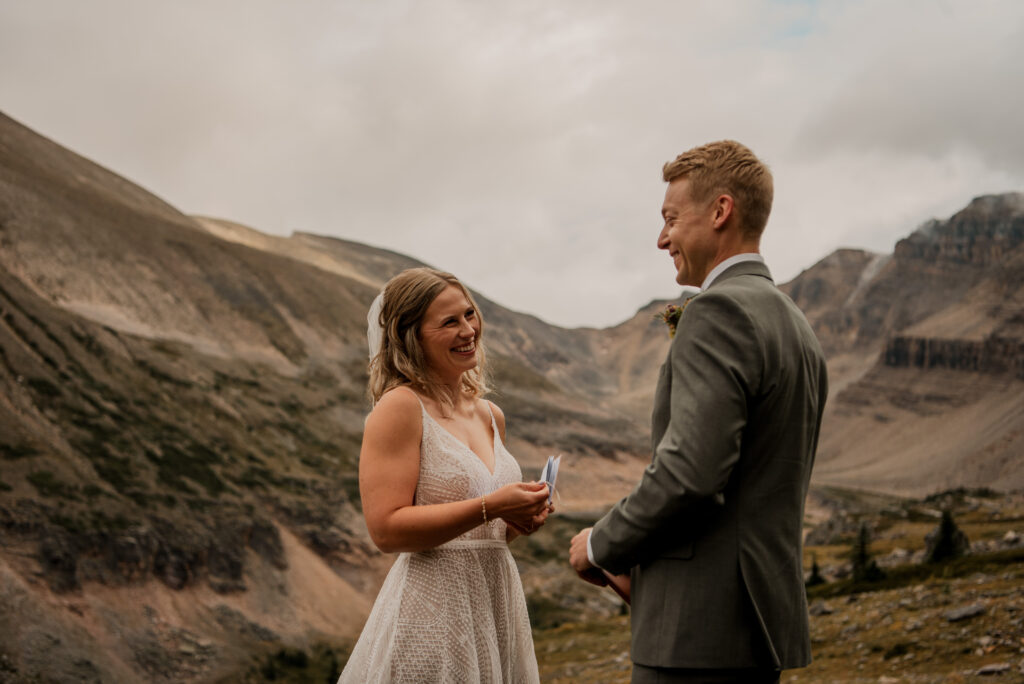 helicopter elopement ceremony at lake of the falls