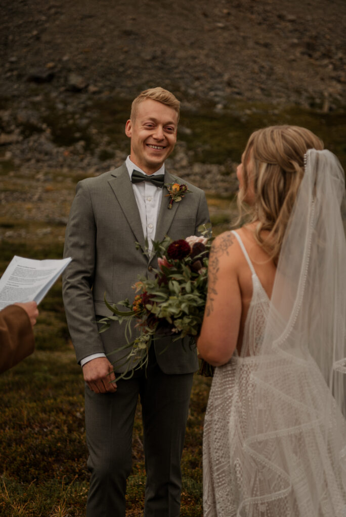 fall evening helicopter elopement with rockies heli 