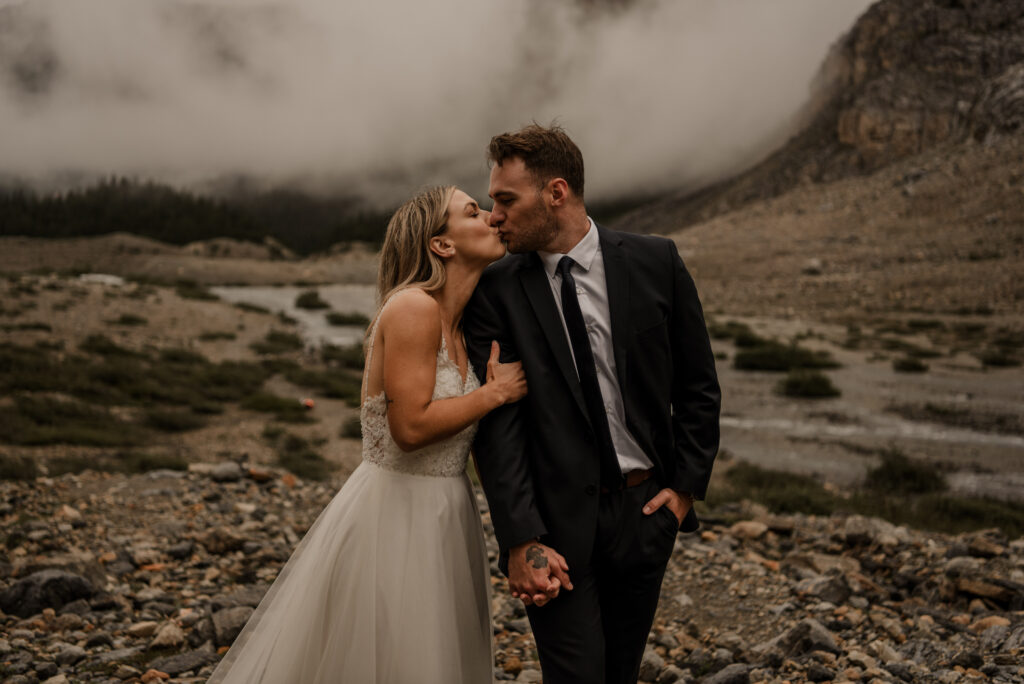 foggy elopement in banff