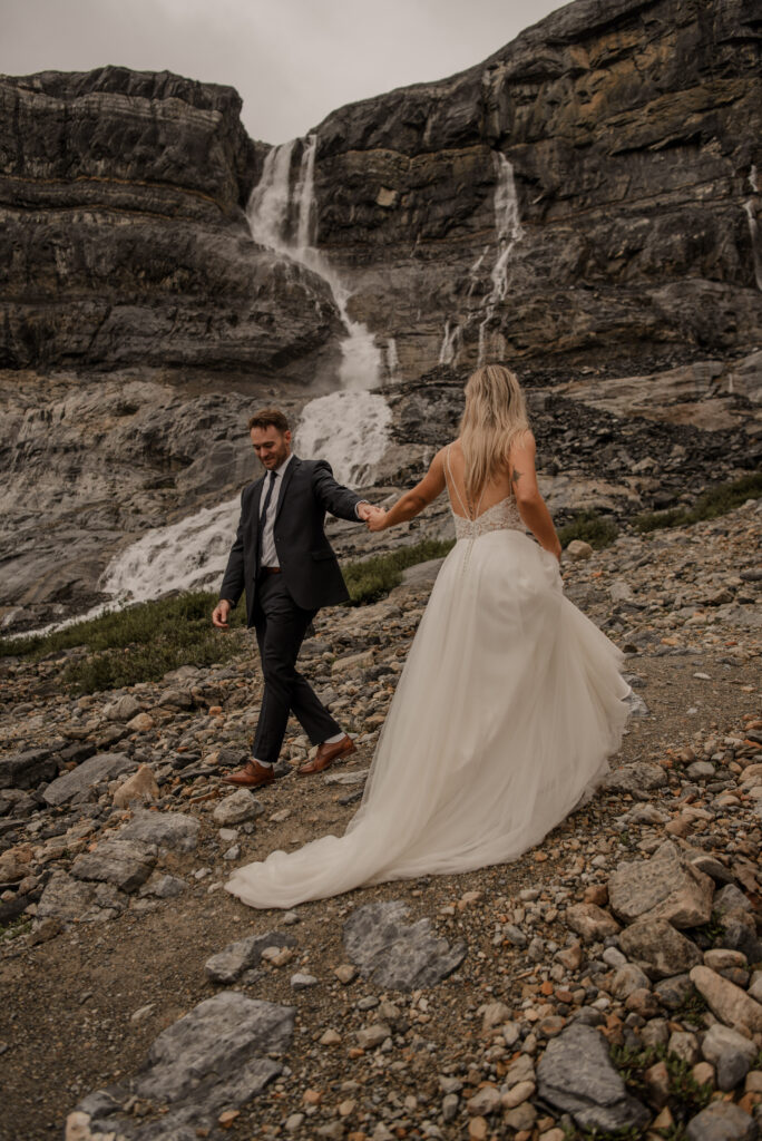 foggy elopement in banff