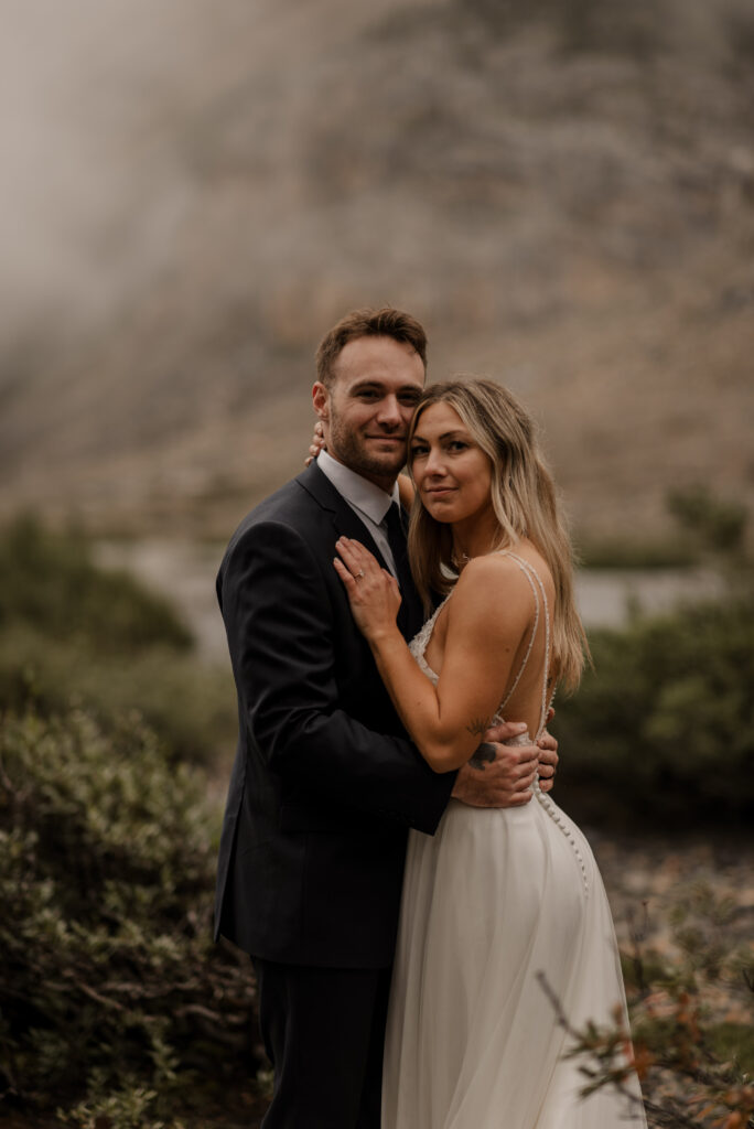 foggy elopement in banff