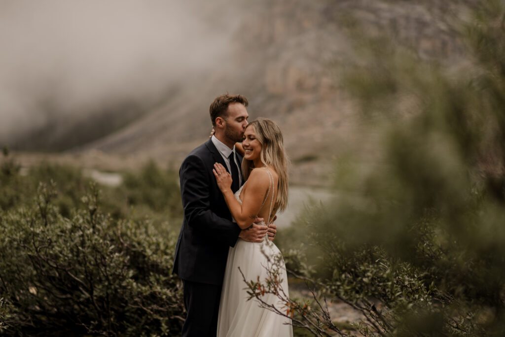 foggy elopement in banff