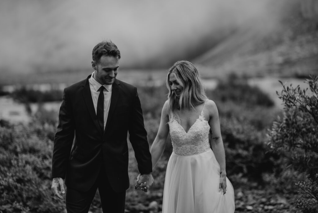 foggy elopement in banff