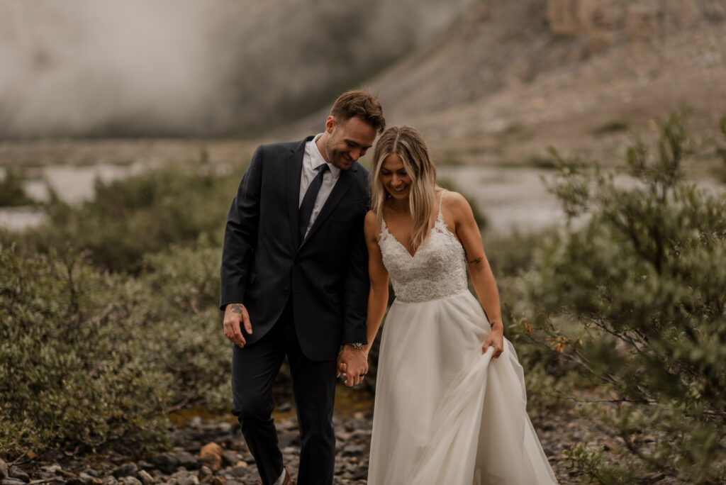 foggy elopement in banff