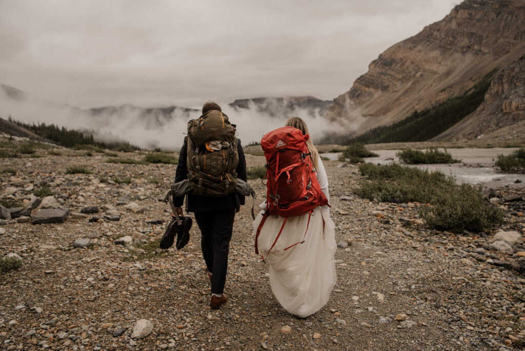 foggy elopement in banff