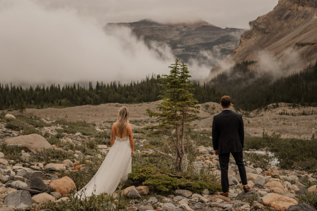 foggy elopement in banff