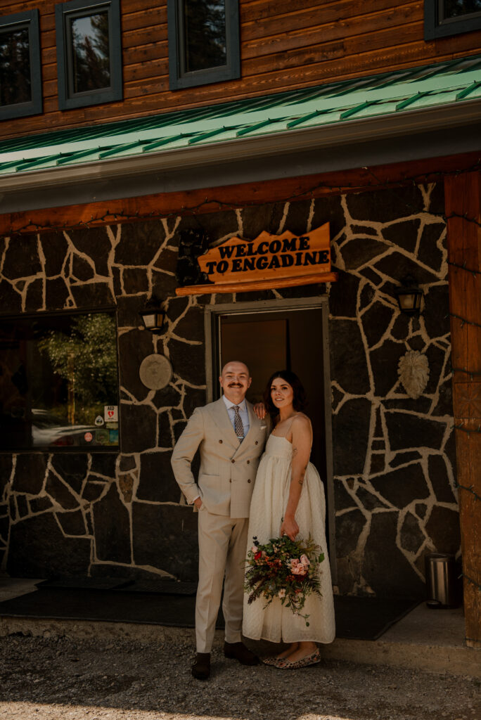 mount engadine lodge elopement