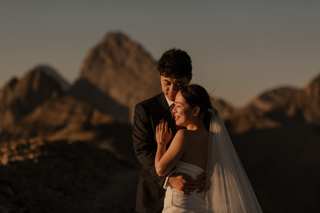mountain top elopement photo